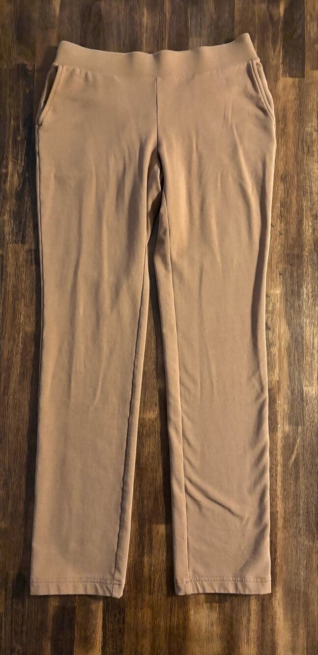 J. Jill Size XS Pant Affinity French Terry Slim Leg Pull On Elastic Waist Pima